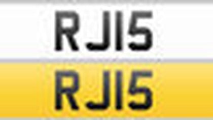 Registration Plate RJI5 for sale