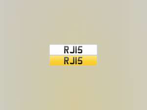 1998 Registration Plate RJI5 for sale For Sale (picture 1 of 1)