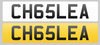 Registration Plate CH65LEA for sale For Sale