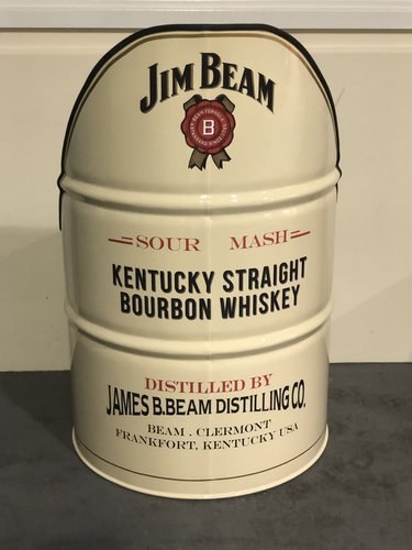 Up-cycled oil barrel -Jim Beam inspired For Sale