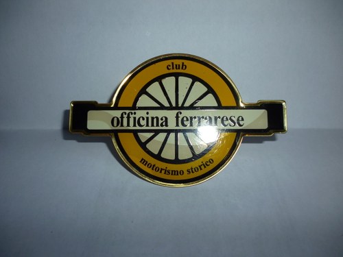 Officina Ferrarese Club Badge. SOLD