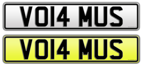 Private Number Plate  For Sale