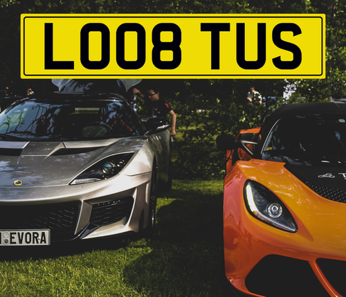 LO08 TUS Number Plate  For Sale