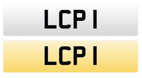 1971 Registration plate, LCP 1 For Sale by Auction