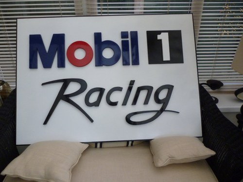 Mobil 1 Racing Sign For Sale