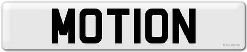 MOT10N - Number plate for sale In vendita