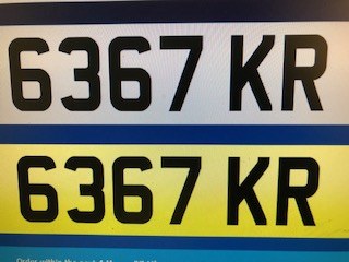 Kr  dateless plate For Sale