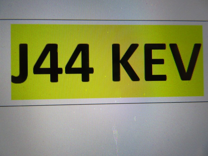 NONE NUMBER PLATE ONLY - 1