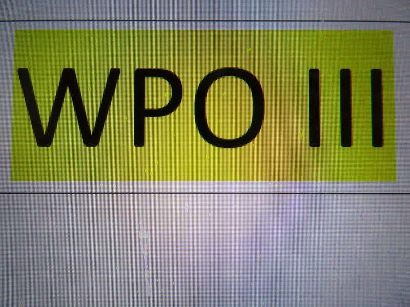 NONE WPO III NUMBER PLATES FOR SALE - 1