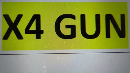 X4 gun private plate