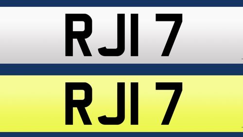 Picture of Registration Plate RJI 7 for sale - For Sale