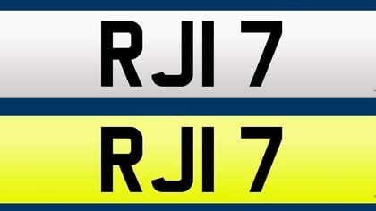 Registration Plate RJI 7 for sale