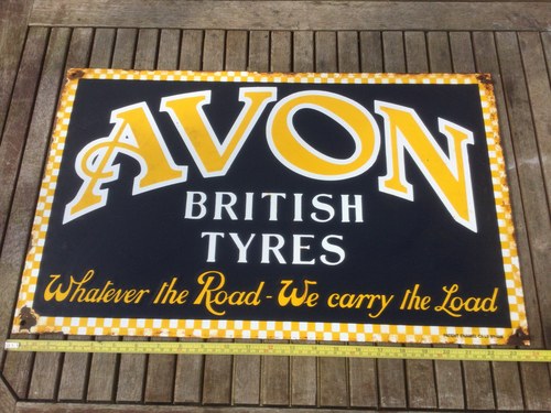 Avon tyres enamel advertising sign Kaufen Bei