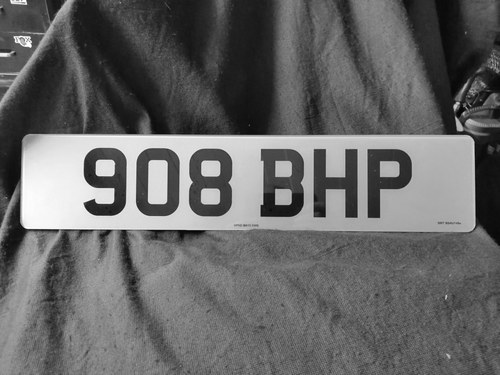 1900 Number Plate 908 BHP For Sale