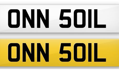 ONN 5OIL - On Soil - Private Registration Plate - On Soil (picture 1 of 1)