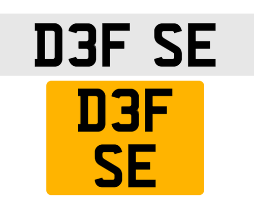 Land Rover Defender SE private number plate