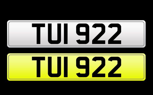 TUI 922 Private Registration ideal for Bentley (picture 1 of 2)