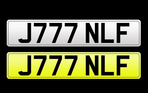 J777 NLF Private Registration - Lucky 7. (picture 1 of 2)