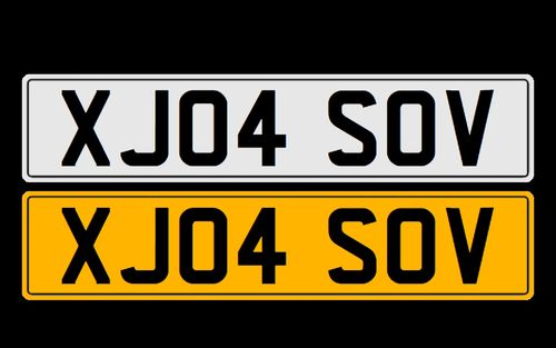 XJ04 SOV Jaguar Private registration (picture 1 of 2)