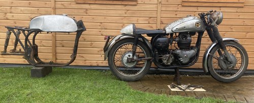1957 Norton Dominator 99 Project Wideline Featherbed For Sale