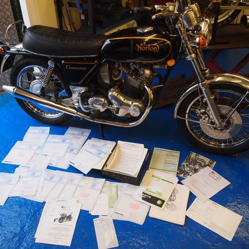1973 Norton Commando 750, RESERVED FOR IAN. SOLD