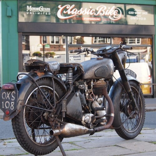 1950 Norton 600 CC Big 4 Unmolested Original Oily Rag, SOLD. Kaufen Bei