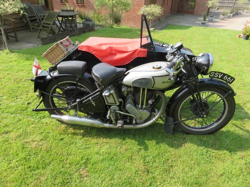 1936 Norton and sidecar For Sale