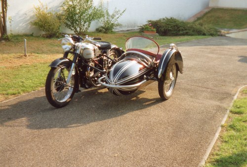 1952 For sale Norton 7 and sidecar Steib S500 For Sale