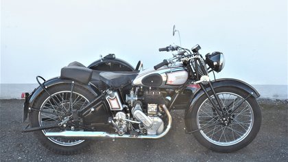 Norton 16H with sidecar