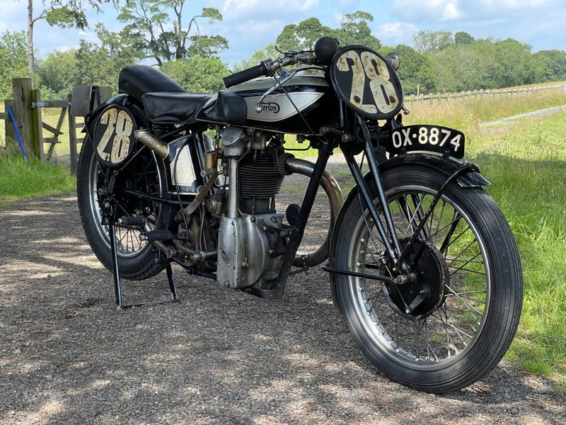 Unrestored 1929 Norton CS1 in Herefordshire