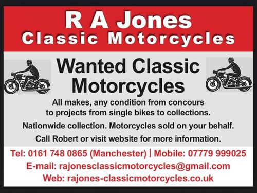 1960 Classic & Project Motorcycles Wanted
