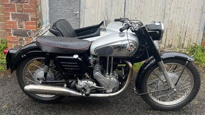 1958 Norton 500 with sidecar