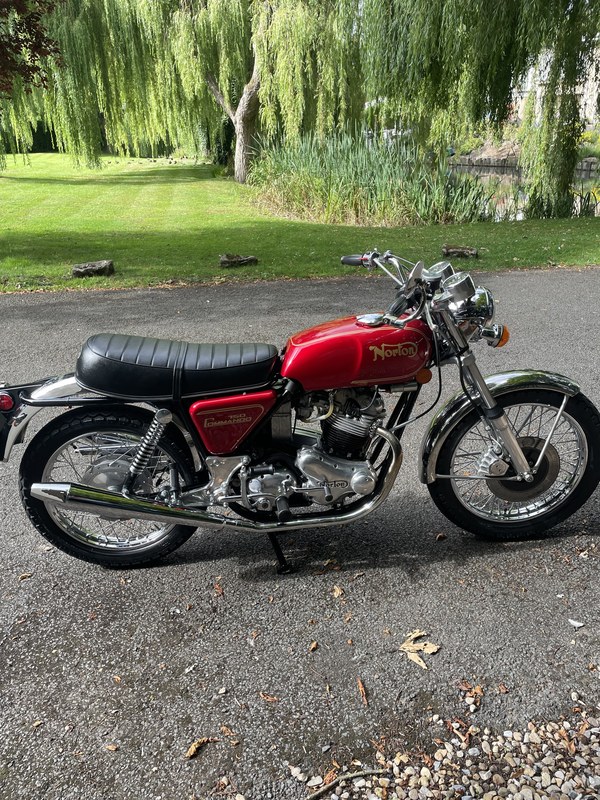 Bike 1972 Norton Commando 850 Abstract Sign Vintage Norton