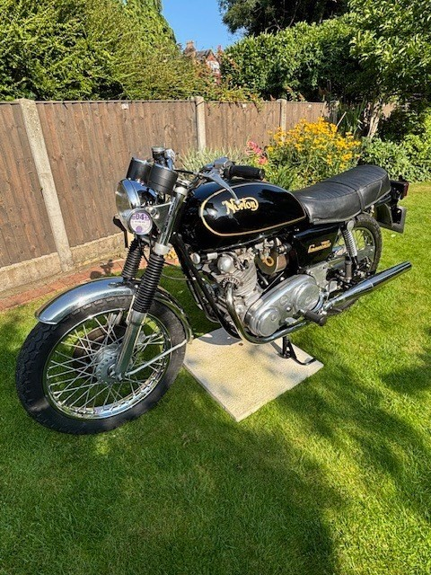 1972 Norton Commando 750 Black Manual Right Hand Drive in United