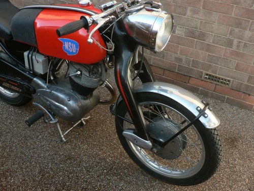 1955 NSU Max Special. Built to race. Great cond. For Sale