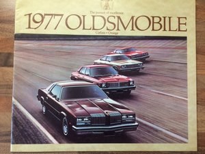 1977 Oldsmobile Cutlass and Omega brochure In vendita