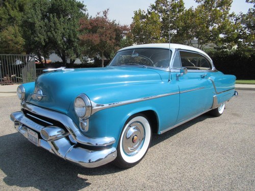 1953 Oldsmobile 98 Deluxe Holiday Coupe Blue $34.9k For Sale