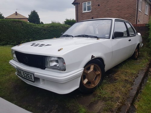 Opel Ascona 400 replica rolling shell project.  SOLD
