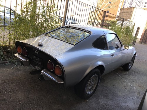 1972 Classic Opel GT 1900 Manual Silver For Sale