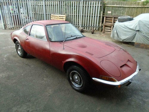 OPEL GT 1900 LHD AUTO COUPE (1971) STRATO MET BLUE! R SOLD