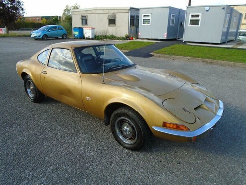 OPEL GT 1900 LHD AUTO COUPE(1969)MET GOLD 58K! 98% RUSTFREE  SOLD