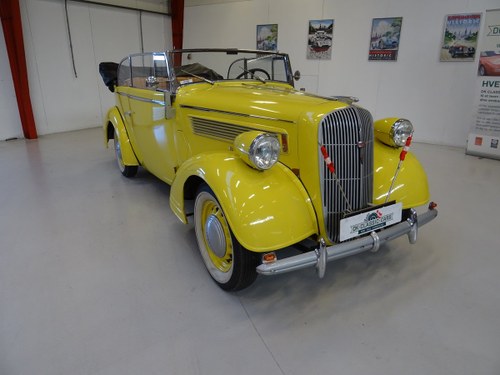 1938 Opel Super 6 2-door Cabriolet SOLD
