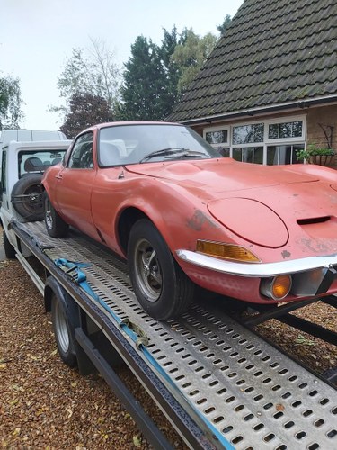 1973 opel gt 1900 usa imported project In vendita