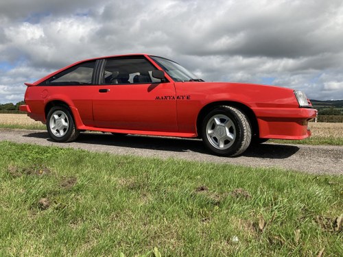 1984 Opel Manta GTE - £15,000 spent on restoration VENDUTO