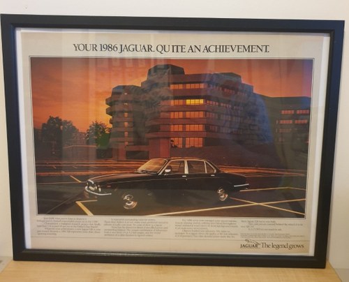 1974 Original 1985 Jaguar XJ6 Framed Advert For Sale