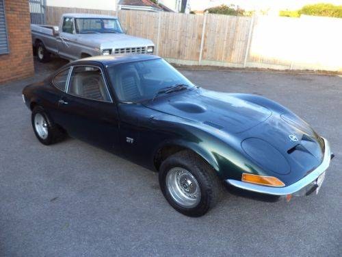 OPEL GT 1900 SPORTS AUTO COUPE(1970) BR GREEN! RUNS/DRIVES!  SOLD