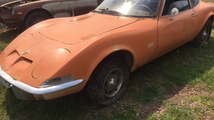 1970 Opel GT  Manual Californian import for restoration