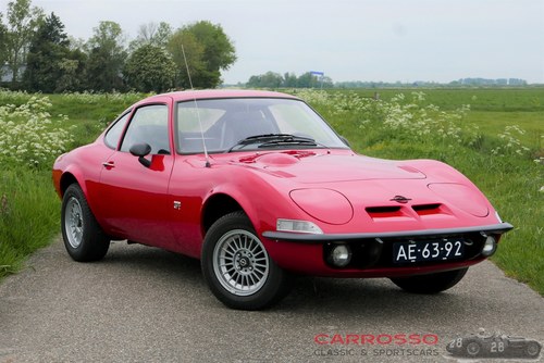 1970 Opel GT 1900 J Equipped with 5-speed manual gearbox In vendita