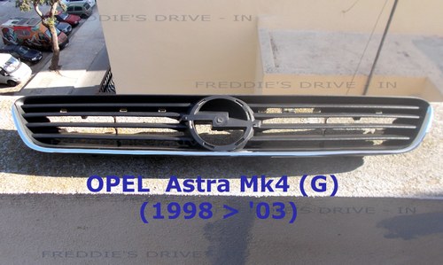 OPEL Astra 'G' (1998>'03) Chrome/Black Grille For Sale