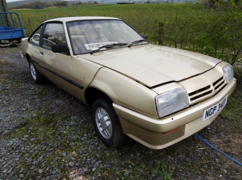 1983 Opel Manta Coupe Rolling Shell A vendre